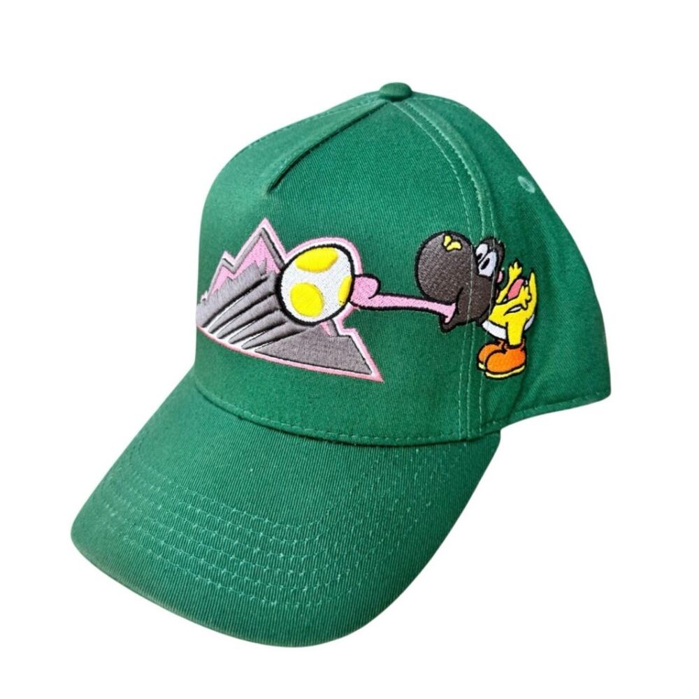 JuicexBoys Yoshi Yo(ski) Snapback Hat Super Mario Green Cap